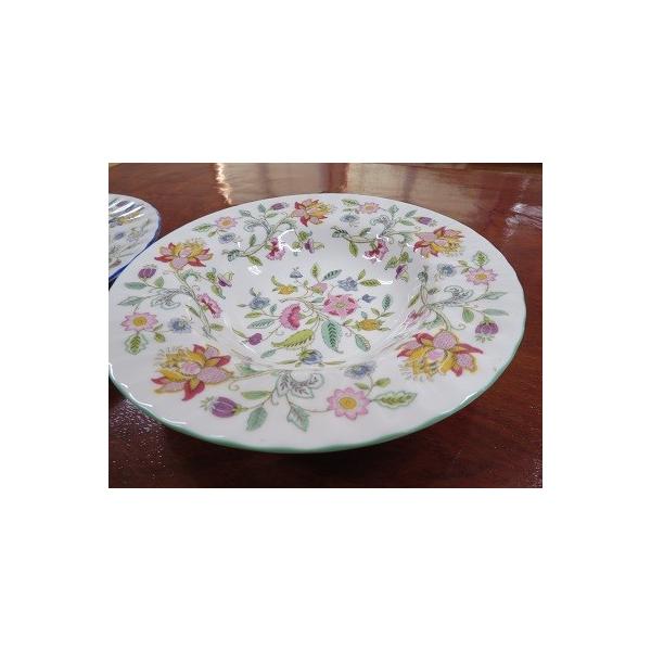 MINTON（ミントン） 英国製 ハドンホール グリーン 21cmプレート 深型