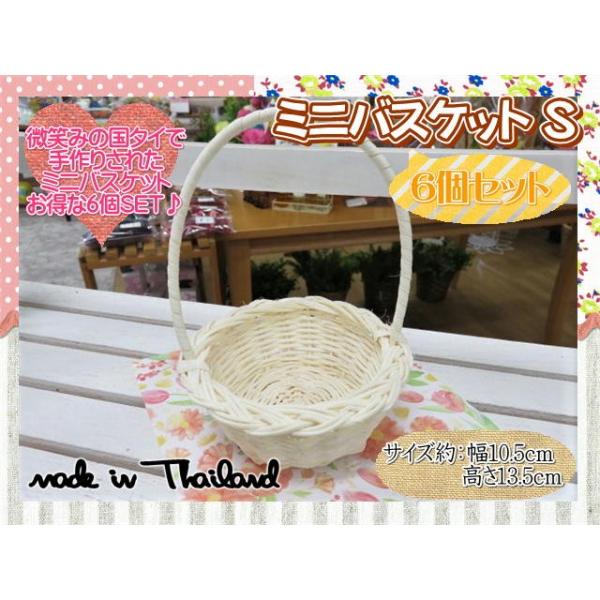 ミニバスケット カゴ かご Sサイズ 6個セット セット売り 小物入れ おしゃれ 雑貨 白 ホワイト Buyee Buyee 日本の通販商品 オークションの代理入札 代理購入