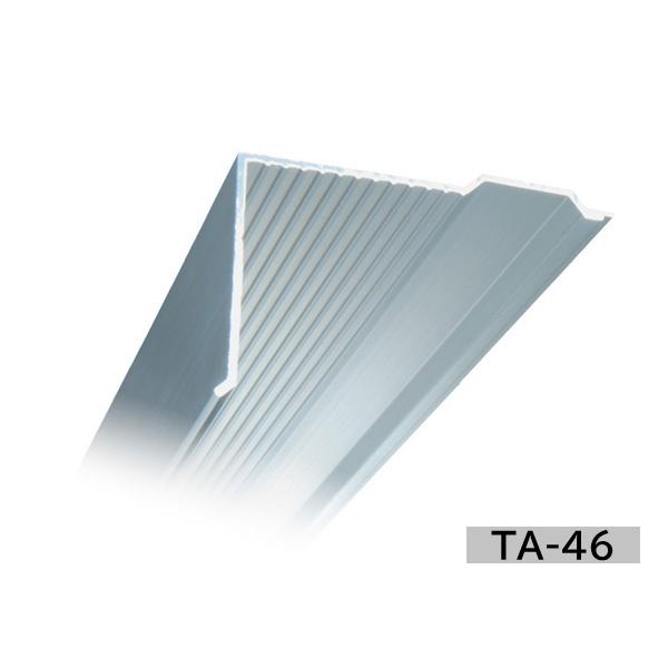 【直線3本+ジョイント3個付】タイセイ　L型アルミアングル　TA-46　45×65　t=1.5　長さ2m