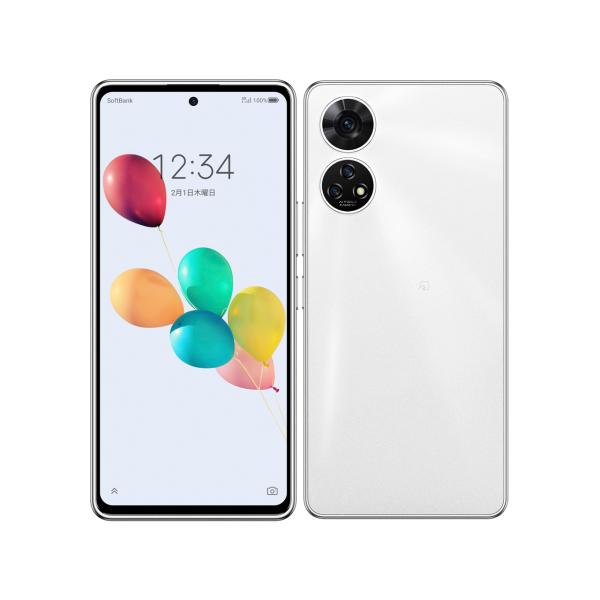 A303ZT ホワイト　あんしんファミリースマホ 中古】あんしんファミリースマホ 128GB ホワイト A303ZT Softbank SIM スマートフォン本体