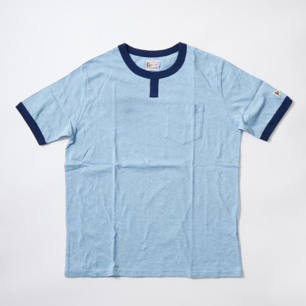 FELCO フェルコ  クルーネック ポケット チョコチンTシャツ 日本製