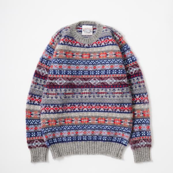 【美品】Jamieson's ニットセーター　サイズ42 Jamieson's of Shetland Jamieson's ジャミーソンズ セットイン