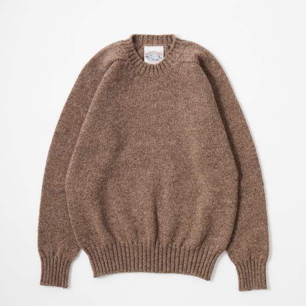 Jamieson's サドルショルダー クルーネックニット ジャミーソンズ Jamieson's of Shetland JAMIESON'S ジャミーソンズ クルー