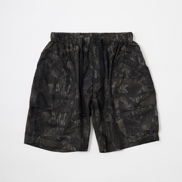 ポストオーバーオールズ　ディーズショーツ　フォレストカモ　L 新品　完売　GRY explorer_25307030001