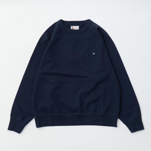 FELCO（フェルコ） 16オンス インレイ ラグラン スウェット クルー