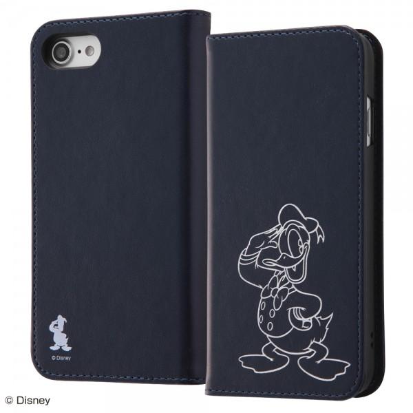 Iphone Se第2世代 Se第3世代 8 7 手帳型 ケース ディズニー ワンポイント ドナルドダック かわいい ストラップホール カードポケット Ipse2ge Case イージャパン 通販 Yahoo ショッピング