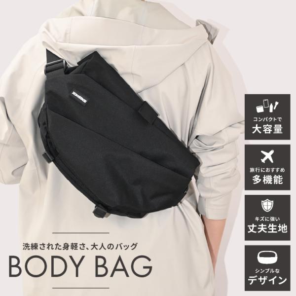 LUCIANNA（ルチアーナ） ボディバッグ メンズ 大容量 レディース