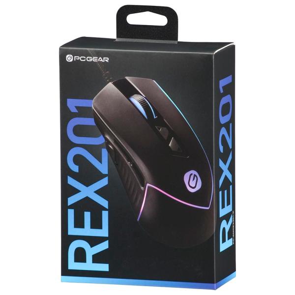 �Q�[�~���O�}�E�X�i�L���ڑ� USBType-A/�{�^����9/RGB�o�b�N���C�g/�P�[�u����1.8m/�{�̎���120g/�u���b�N�j_01-7277_PC-SMREX201-K_OHM�i�I�[���d�@�j ���i�摜5