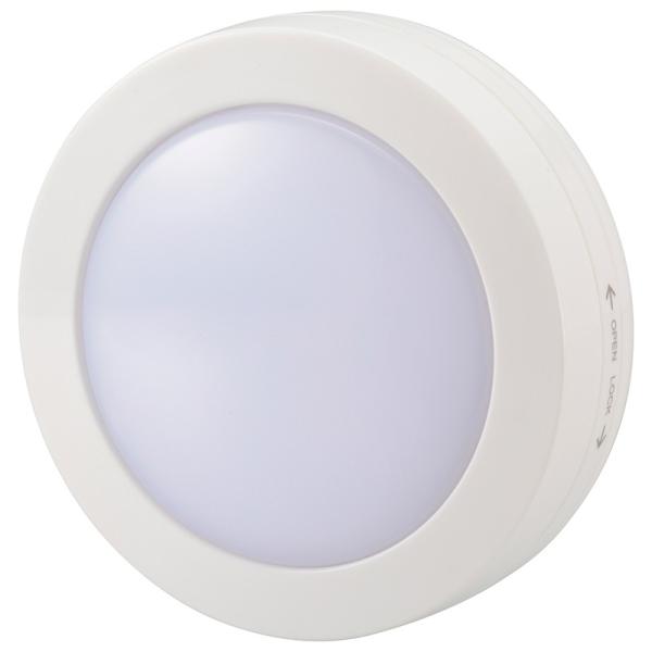 LEDプッシュライト_NIT-BLA6PHS-W 06-0434 オーム電機