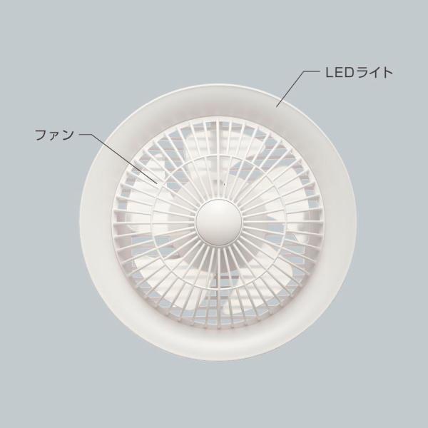 �t�@���t��LED���[�����C�g ���C�e�B���O�_�N�g�p �z���C�g�bORL-FL01-W 06-5023 �I�[���d�@ OHM ���i�摜3