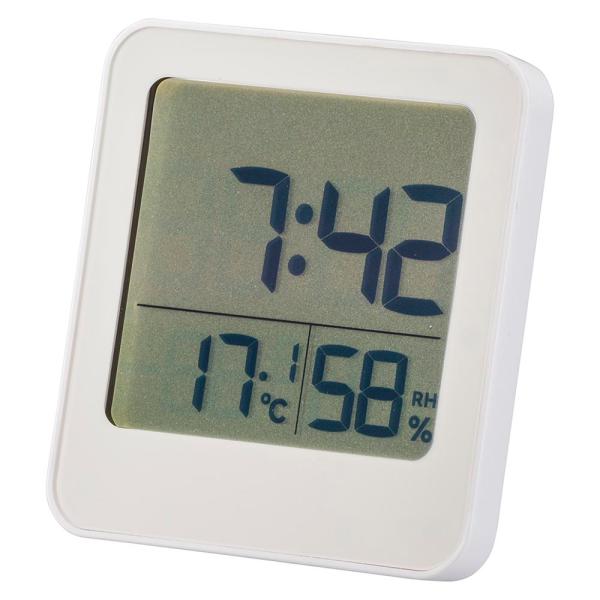 □商品仕様●温度表示範囲：-20〜50℃●温度測定精度：0〜40℃で±1℃ 左記以外で±1.5℃●湿度表示範囲：20〜99%RH●湿度測定精度：35〜85%RHで±5% 左記以外で±8%●時計精度：約±30秒/月●防水性能：IPX4（防まつ...