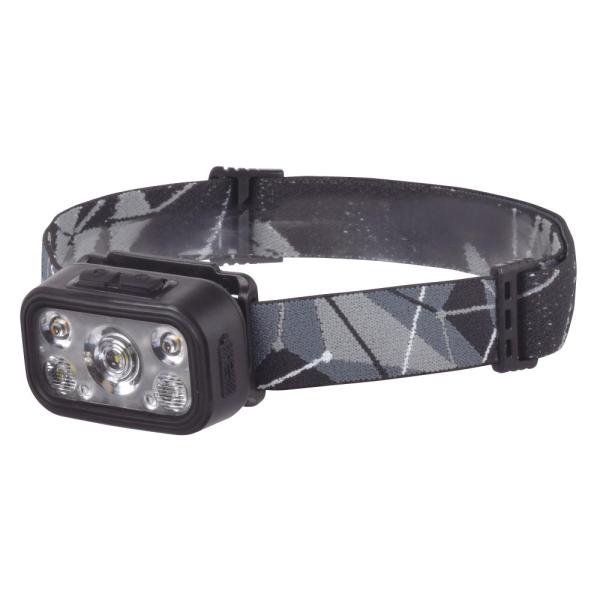 ヘッドライト 充電式 LEDヘッドランプ 防水 登山 釣り キャンプ アウトドア用 軽量 LEDライト ライトレンズ付き ヘッドランプ｜LC-C54A7 08-1666 オーム電機