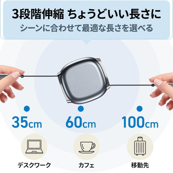 Type-C �P�[�u�� �[�d�P�[�u�� pd�Ή� TypeC CtoC �P�[�u�� 240W �}���[�d ������� �����f�[�^�]�� 1m �m�[�gPC MacBook ���i�摜2