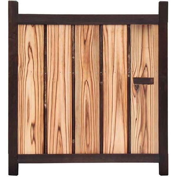 総板張庭木戸 W 幅 750mm H 高さ 10mm 取っ手左 右の選択可 仕切り 桧板 檜板扉 国産天然 アクセント 送料無料 Diy K252 1 エクステリアストック 通販 Yahoo ショッピング