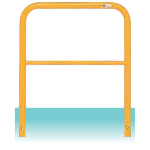 鉄製車止め ゲートタイプ 横桟付 直径42.7mm×厚2.3mm×幅700mm×高 鉄製車止め ゲートタイプ 横桟付 直径42.7mm×厚2.3mm×幅700mm×高