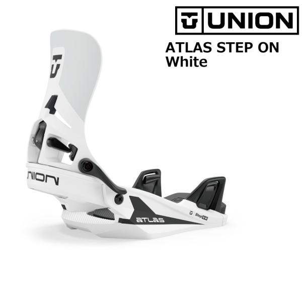 【UNION】ATLAS 21-22 バインディング Mサイズ ホワイト UNION BINDING 予約商品 26-27 ユニオン ステップオンビンディング
