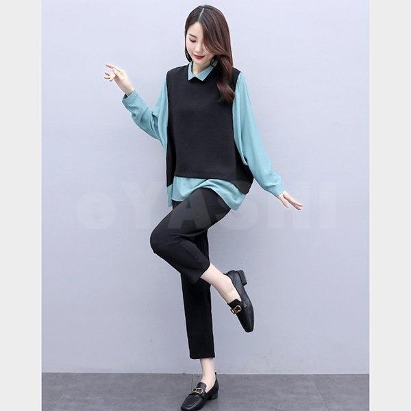 レディースファッション シルバーグレー サイズ 送料無料 セットアップ レディース 秋 冬 コーデ カジュアル 長袖 トップス ブラウス シャツ ロングパンツ I15 D8jacnrpn7 Ctsaonline Org