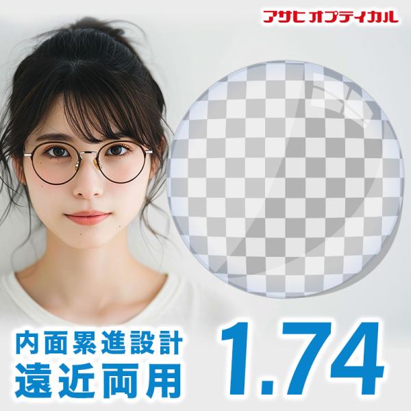 【お知らせ】 ※北海道・沖縄・離島は送料無料になります。レターパックでお送りいたします。 フレームをお送りする際、4cm未満になるようにお願い申し上げます。アサヒ オプティカル スターターNEO W Zコート1.74 遠近両用レンズ交換透明...