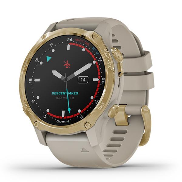 GARMIN（ガーミン） Descent Mk2S ディセント Light Sand / Light Gold 