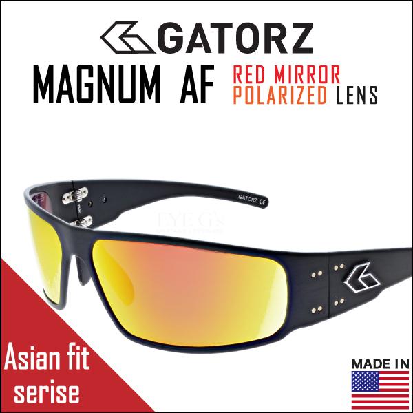 国内正規品 ] GATORZ MAGNUM ASIAN FIT red Mirror Polarized