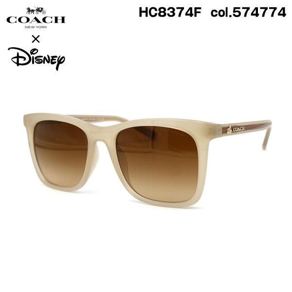 正規品コーチサングラス❣️美品❣️HC8370Fレディース コーチ サングラス HC8374F col.574774 54mm COACH ディズニー