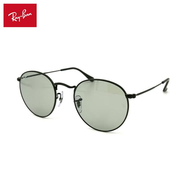Ray-Ban RB3447 ラウンドサングラス UV対策 Ray-Ban（レイバン） サングラス ラウンドメタル RB3447 002/52 50mm