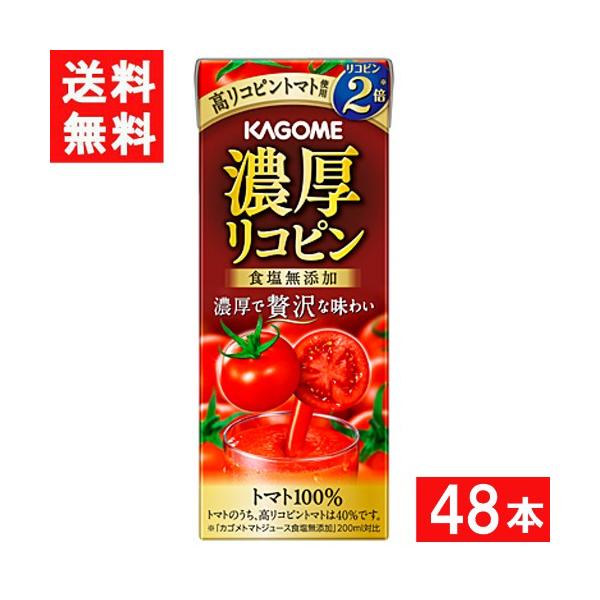 特売 カゴメ 濃厚リコピン 195ml 2ケース(48本)