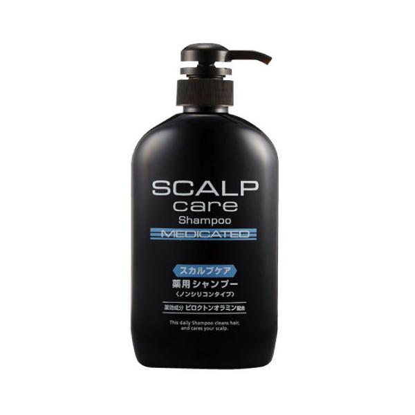 スカルプケア薬用シャンプー 600mL スカルプシャンプー 熊野油脂 ノンシリコン シャンプー（宅配便）