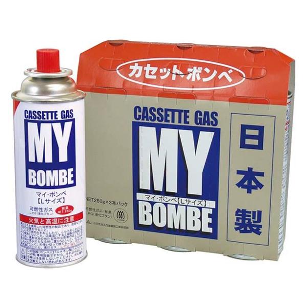 日本製 カセットボンベ 9本 (3本入り×3セット) カセットガス CB缶 災害対策 停電時用 常備用 ニチネン カセットコンロ用ボンベ マイ・ボンベL
