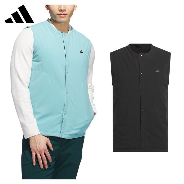 アディダス ゴルフ adidas Golf ゴルフウエア メンズ ベスト ストレッチ 撥水 中綿 「 JVU71 」 秋冬ウエア 【当店在庫品】