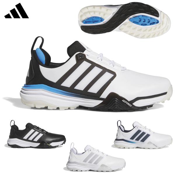adidas Golf アディダスゴルフ日本正規品 アディパワー 26 ワイド レース メンズ スパイクレス ゴルフシューズ 2026モデル 「 OPJ09 」