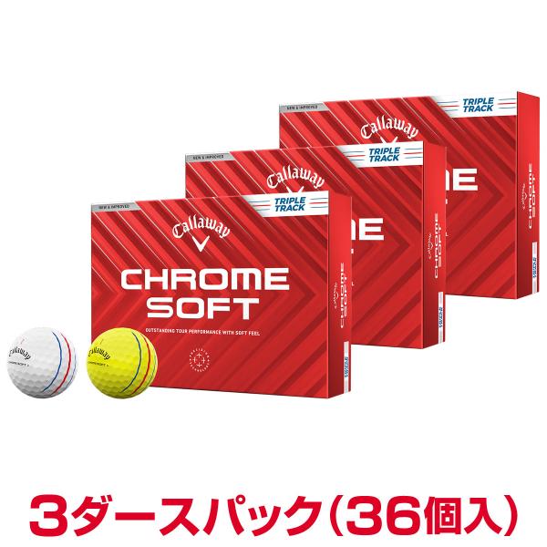 Callaway 【まとめ買い】 キャロウェイ日本正規品 CHROME SOFT