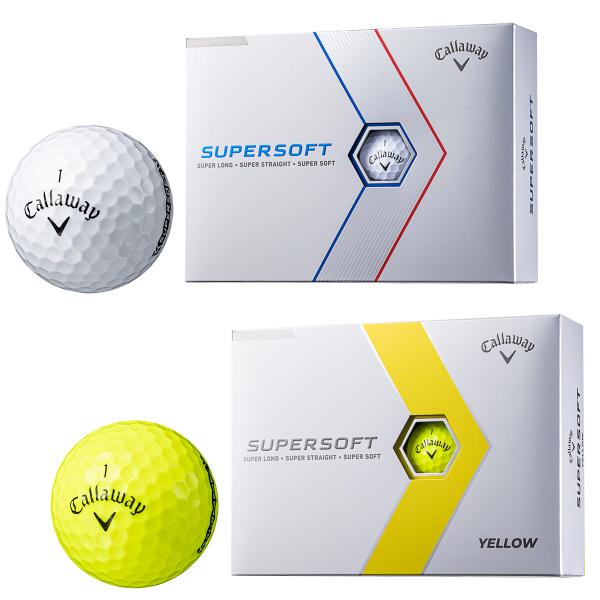 Callaway キャロウェイ日本正規品 SUPER SOFT (スーパーソフト) 2023モデル ゴルフボール1ダース(12個入)  :cw-ball-supersoft:EZAKI NET GOLF 通販 