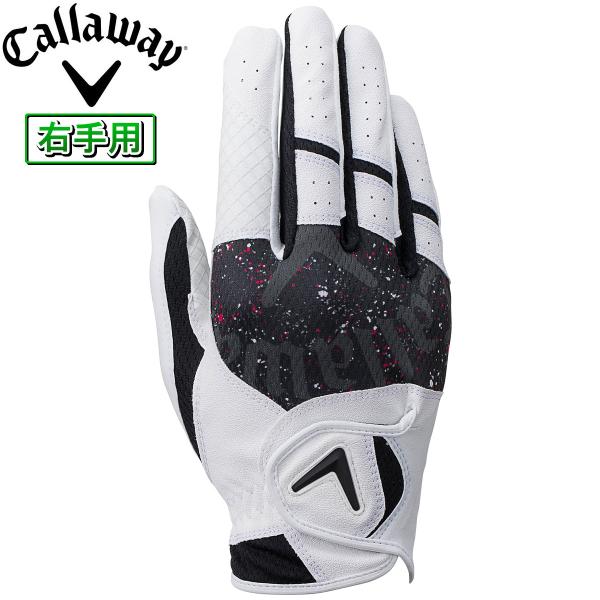 Callaway キャロウェイ 正規品 Graphic Glove 25 JM グラフィック 合成皮革 メンズ ゴルフグローブ ( 右手用 ) 2025モデル