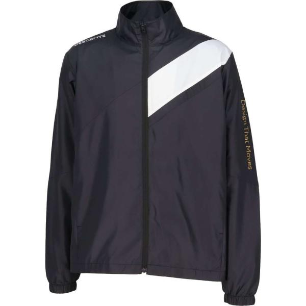 DESCENTE ブラック ジャケット DESCENTE（デサント） ウインドブレーカージャケット ブラック : EZAKI