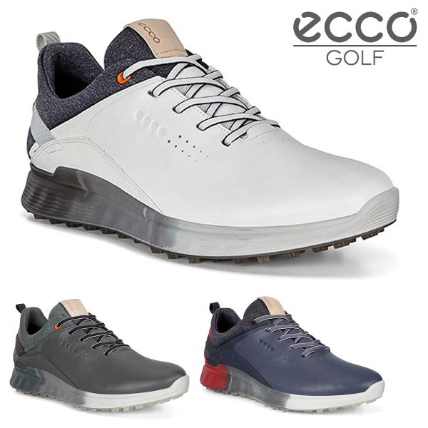 ECCO エコー 日本正規品 S-THREE エススリー メンズモデル スパイクレス ゴルフシューズ 「 102904 」
