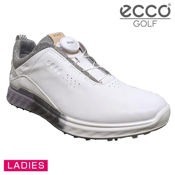 ECCO エコー 日本正規品 S-THREE BOA エススリー ボア レディスモデル スパイクレス ゴルフシューズ 「 102913 」