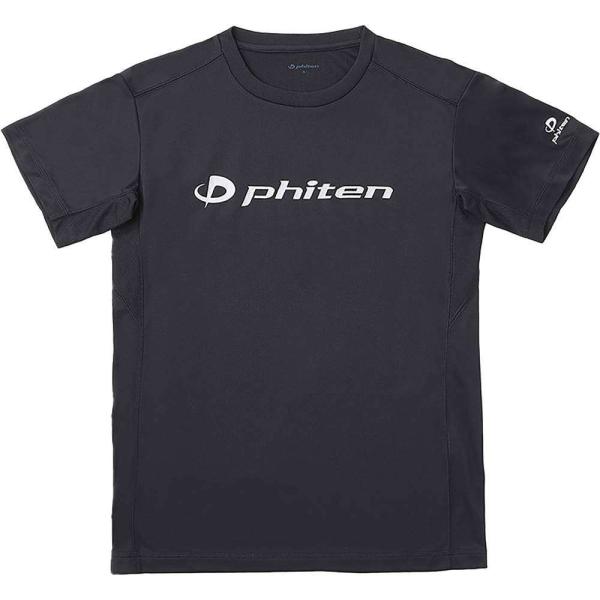 phiten ファイテン 半袖Tシャツ 5枚セット Phiten（ファイテン） RAKUシャツ 半袖 ブラック/シルバー L : EZAKI