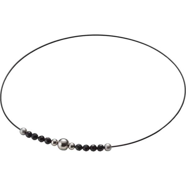 Phiten（ファイテン） ネックレス ワイヤー オニキス40CM : EZAKI NET