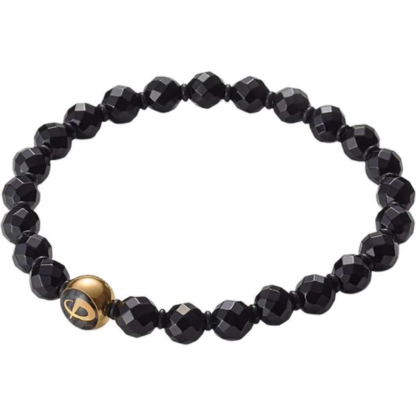 Phiten（ファイテン） クリスタル ブレスレット ワンリング オニキス