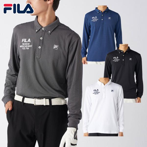 フィラゴルフ FILA GOLF ゴルフウエア メンズ 長袖シャツ 裏起毛 「 785502 」 秋冬ウエア 【当店在庫品】