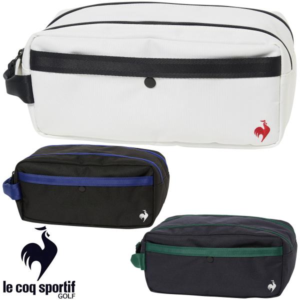 le coq sportif ルコックスポルティフ 正規品 大開口 Wファスナー シューズケース 2026新製品 「 LG6SBZ21M 」