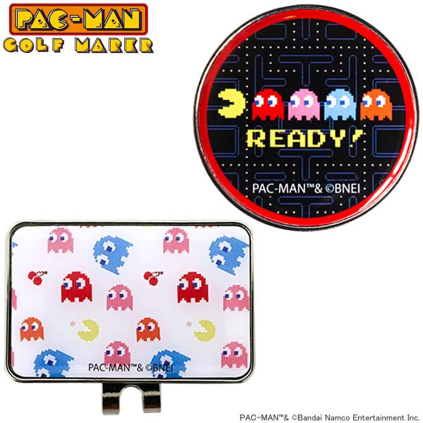 PAC-MAN パックマン ゴルフ クリップ マーカー レッド 「 MK0391 