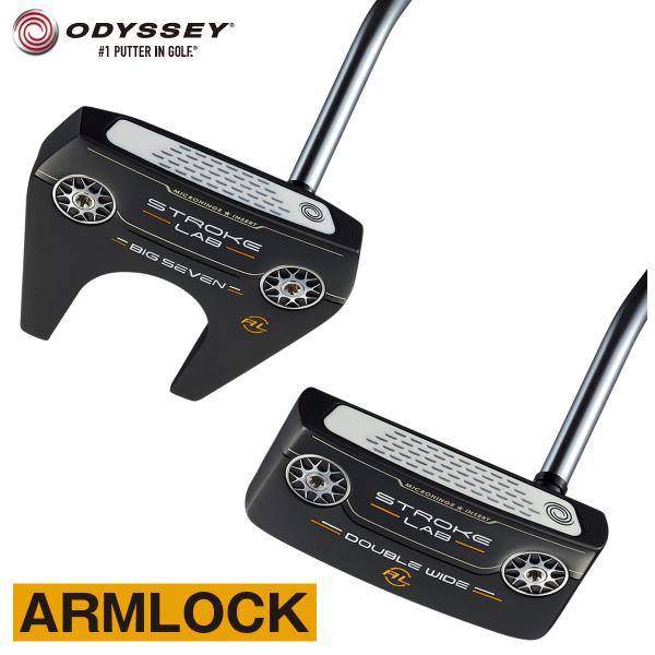 Callaway - オデッセイ　ストローク ラボ 　BIG SEVEN   アームロックパター　中尺 Odyssey Stroke Lab Black Big Seven Arm Lock Putter