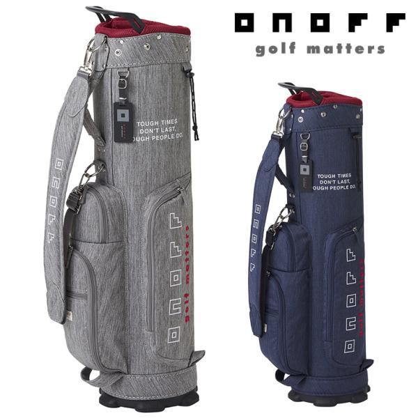 ONOFF オノフ キャディーバッグ GLOBERIDE 2022年モデル ONOFF（オノフ） GLOBERID グローブライド 正規品 杢調生地 7型