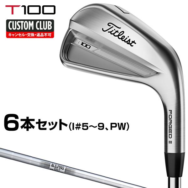 タイトリストT100S NSPro105T 6〜PW（5本セット）