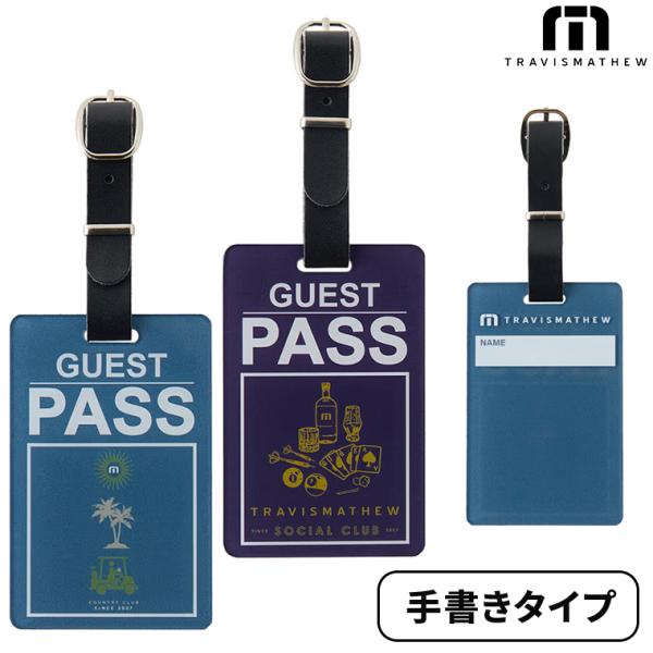 TRAVISMATHEW トラヴィスマシュー 正規品 GUEST PASS ネームタグ ( ネームプレート ) 2026モデル 「 7AN946 」