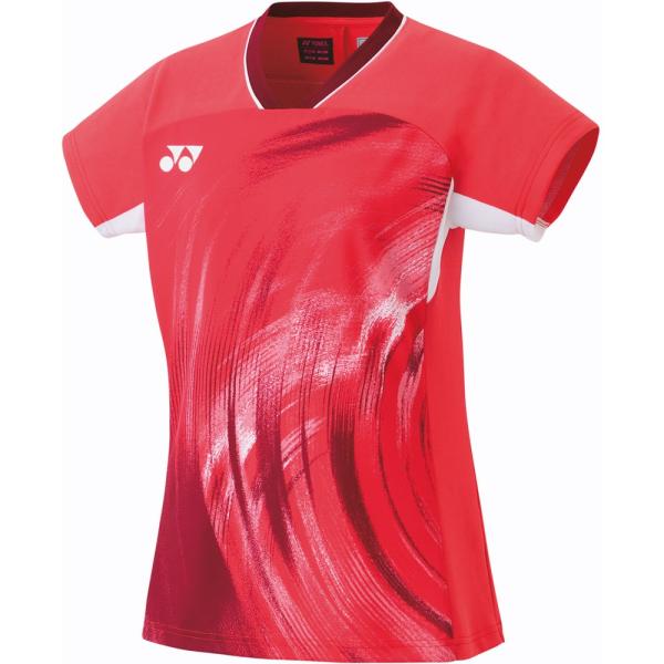 YONEX ウィメンズ　ゲームシャツ　Mサイズ YONEX（ヨネックス） ウィメンズゲームシャツ パールレッド : EZAKI