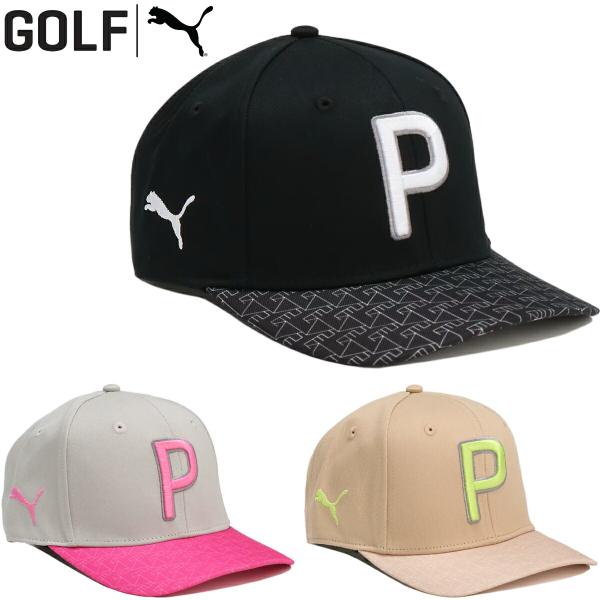 未使用級　PUMA GOLF プーマゴルフ　サイドロゴ　総柄　大きいサイズ ezansu-golf_10003574