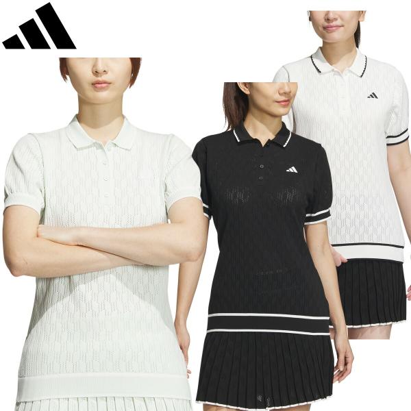 新品　adidas パフスリーブポロ【adidas Golf/アディダスゴルフ】 adidas（アディダス） アディダスゴルフ ULT365 PRIMEKNITパフスリーブ